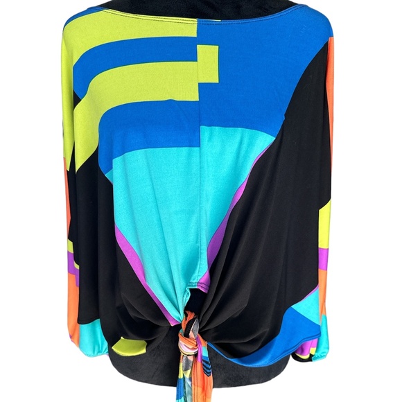 Annalee + Hope Multicolor Abstract Top - Picture 1 of 5